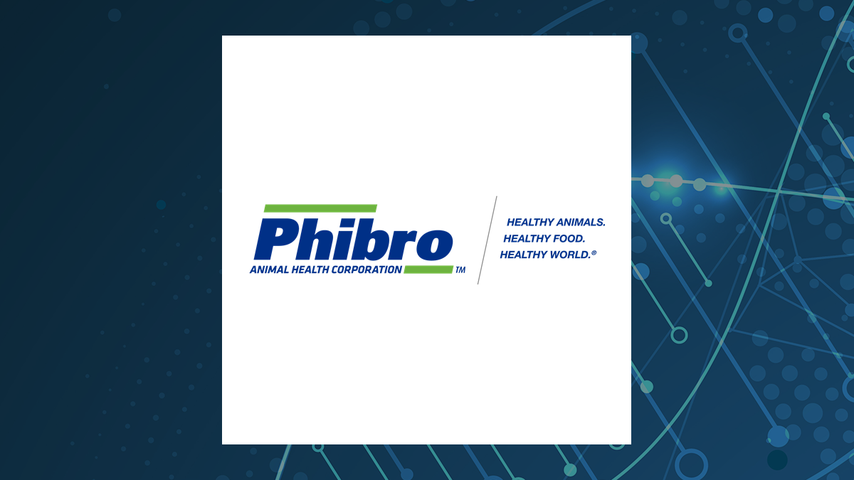 Phibro Animal Health logo with Medical background
