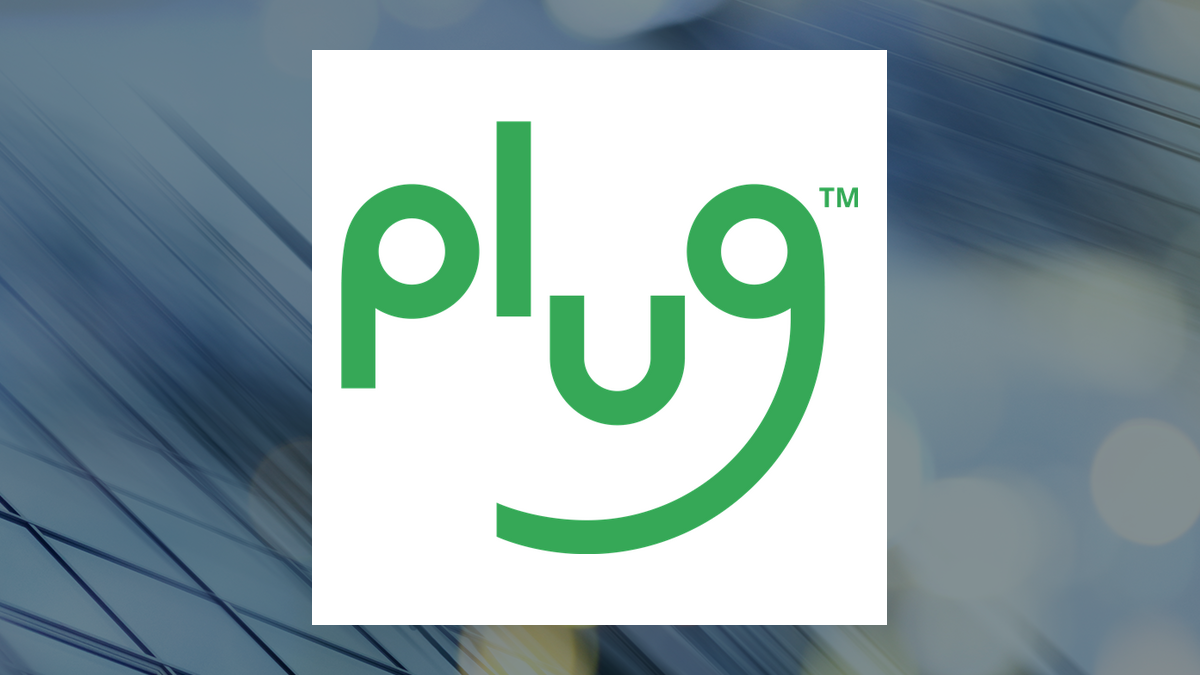 Plug Power logo with Industrial Products background