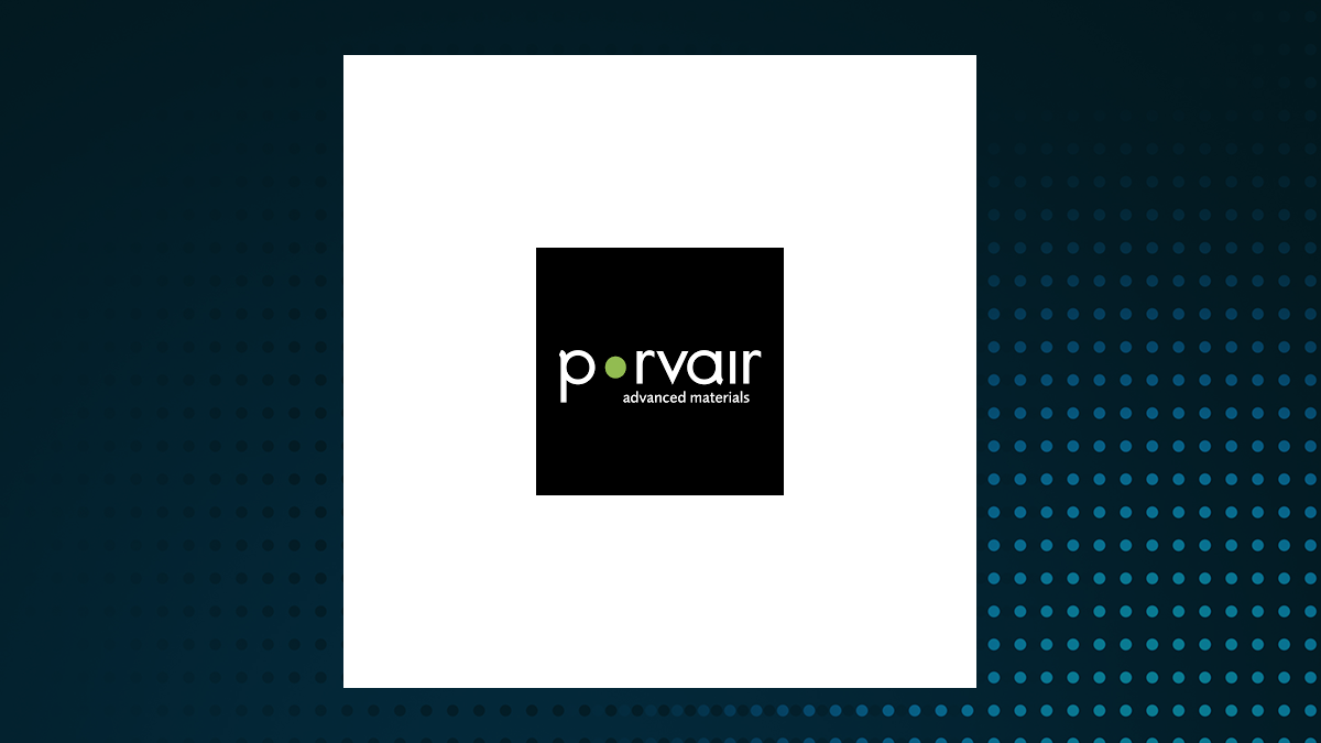 Porvair logo with Industrials background