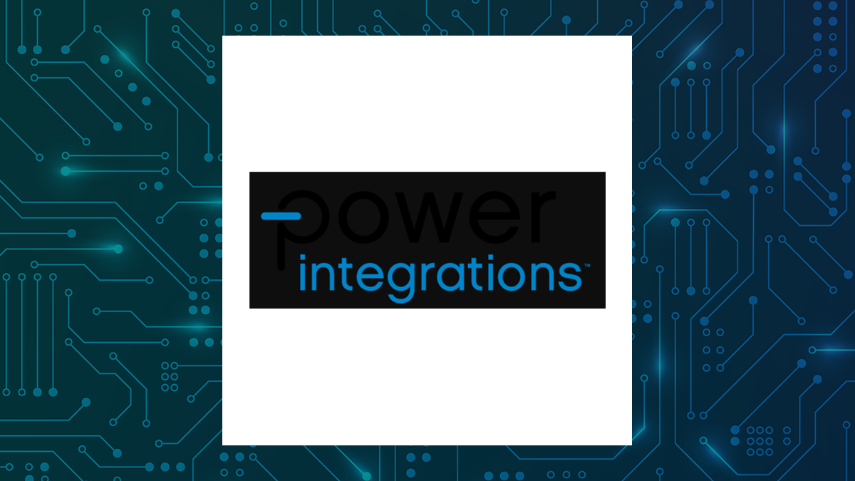 Power Integrations logo with Computer and Technology background