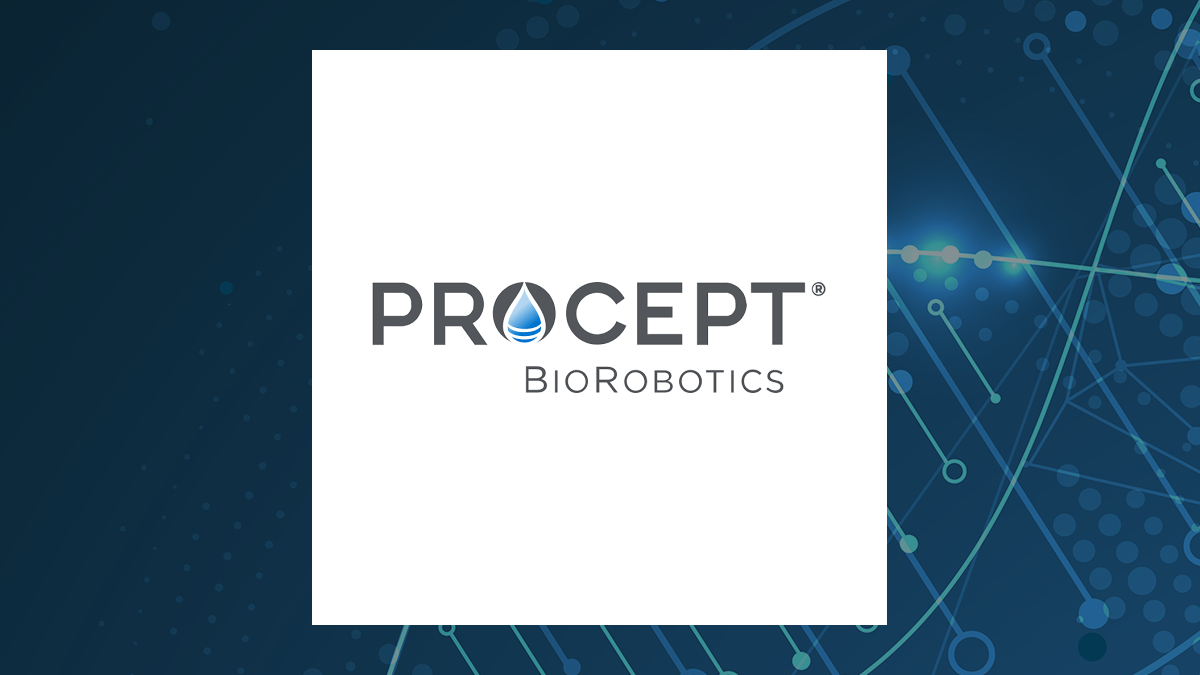 PROCEPT BioRobotics logo with Medical background