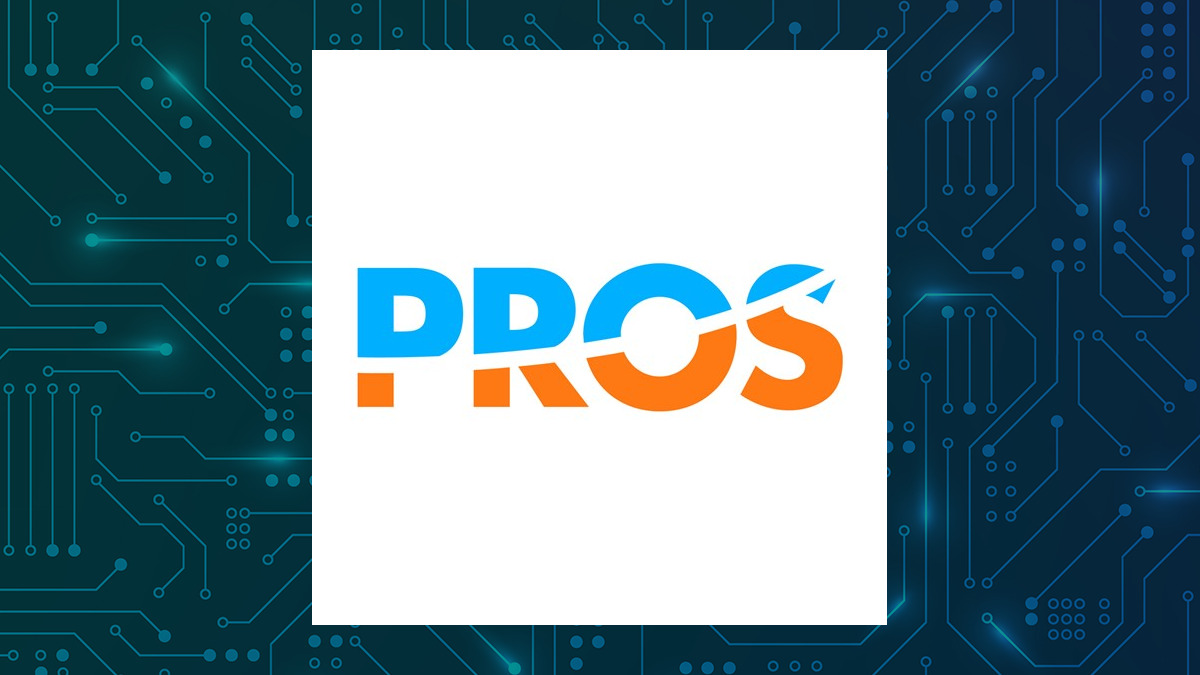 PROS logo with Computer and Technology background