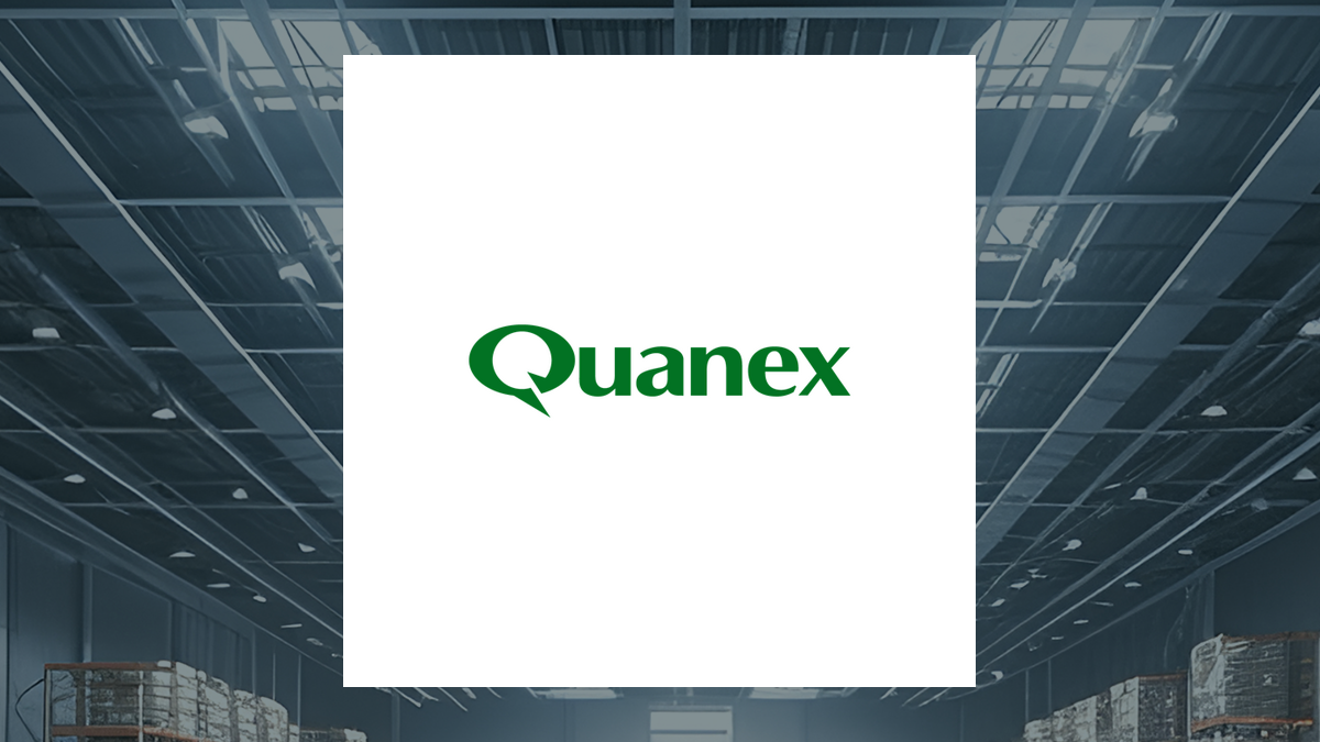 Quanex Building Products logo with Construction background