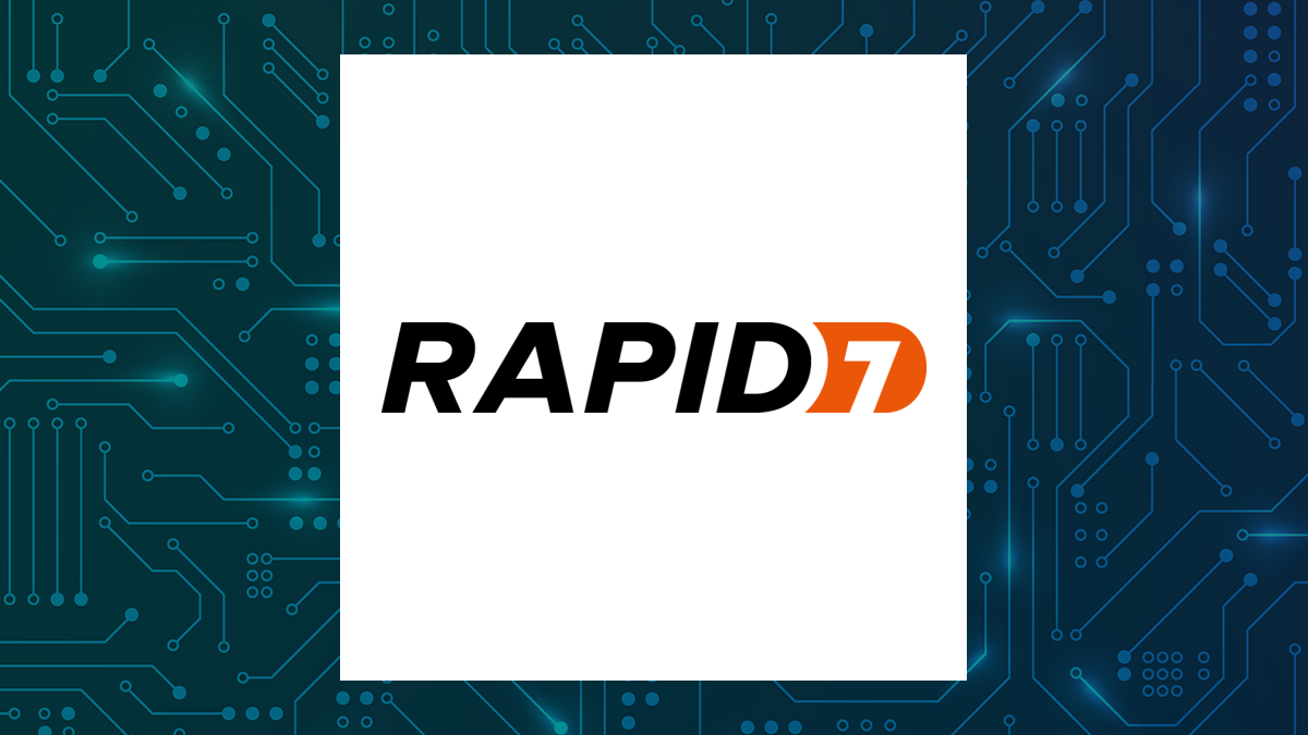 Rapid7 logo with Computer and Technology background