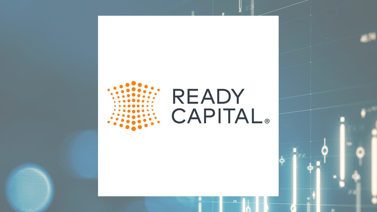 Ready Capital logo with Finance background