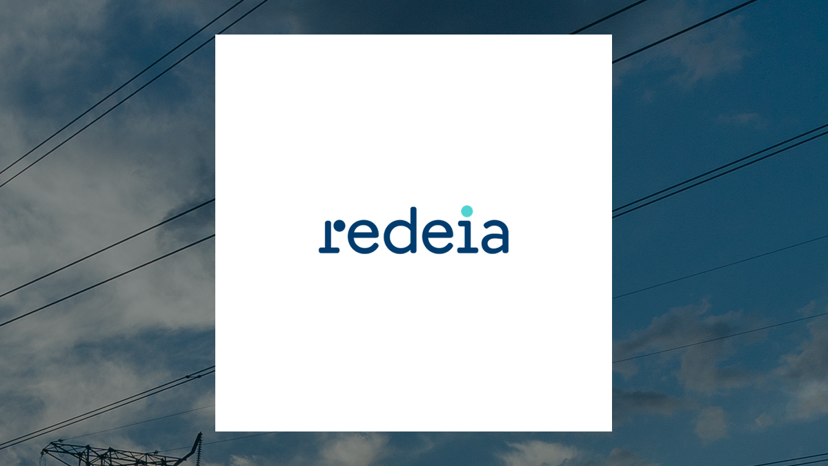 Redeia Corporación logo with Utilities background