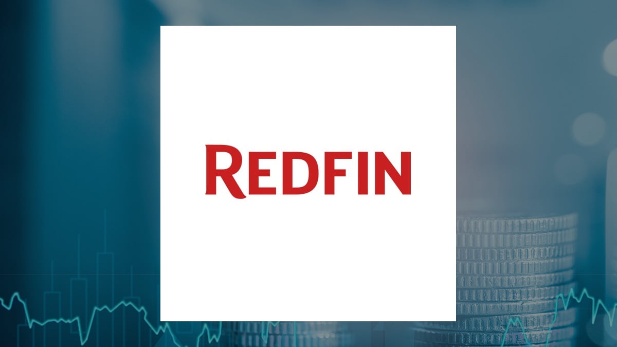 Redfin logo with Finance background