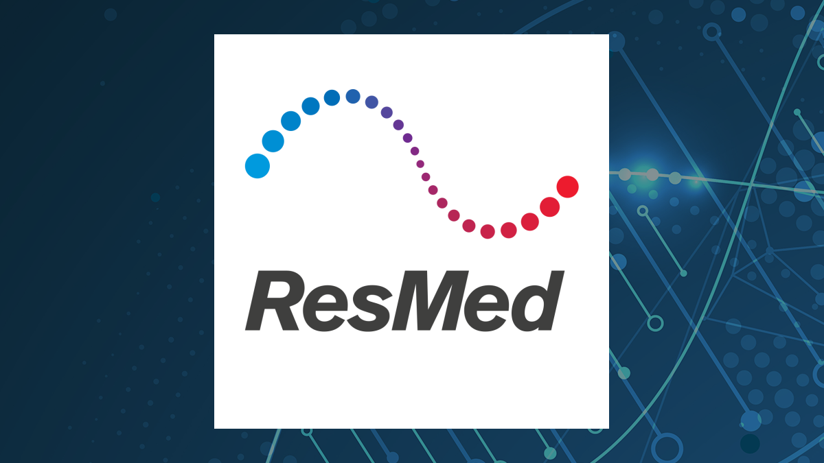 ResMed logo with Medical background