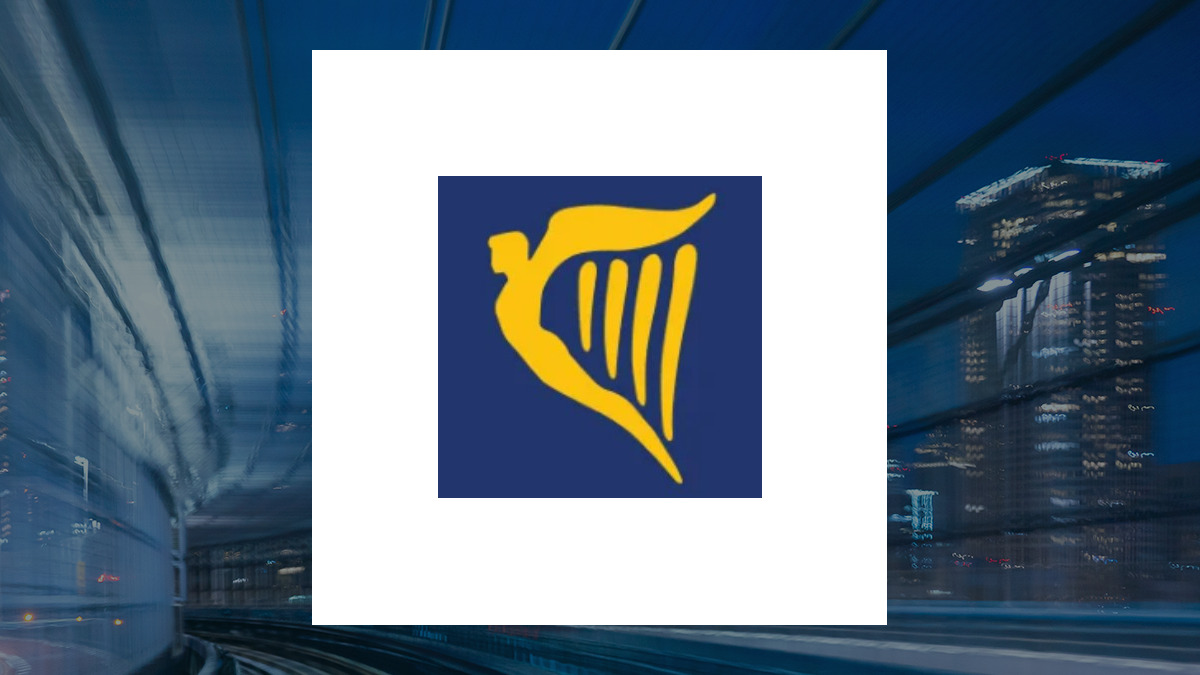 Ryanair logo with Transportation background