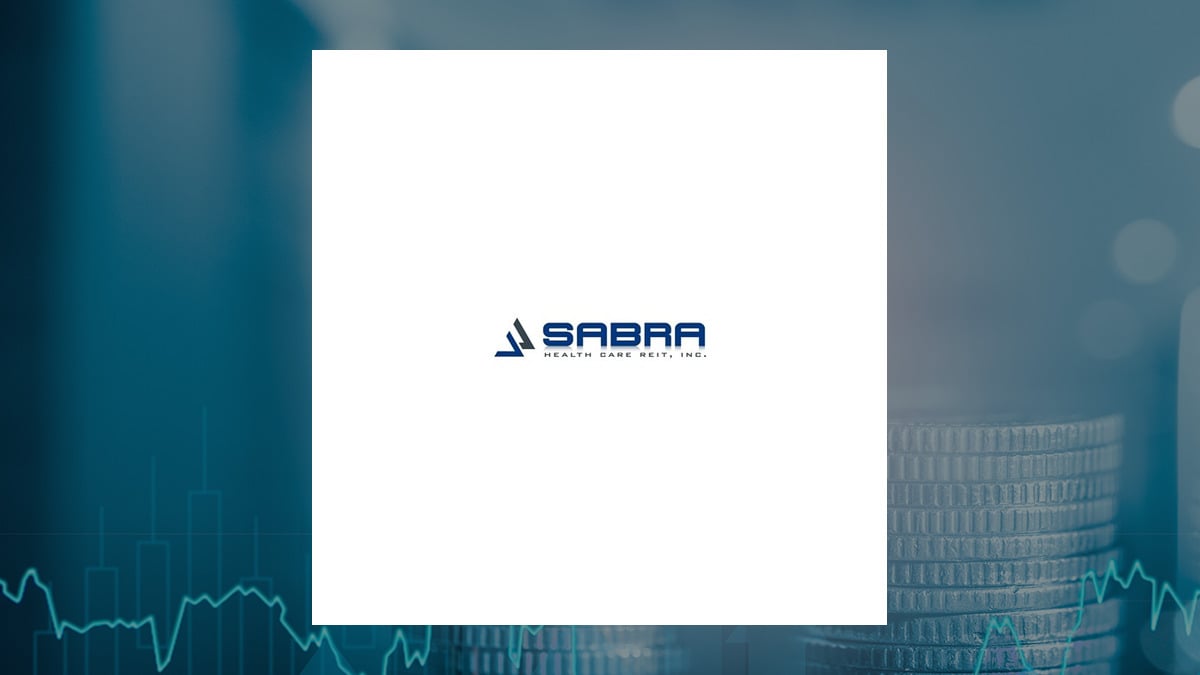 Sabra Health Care REIT logo with Finance background