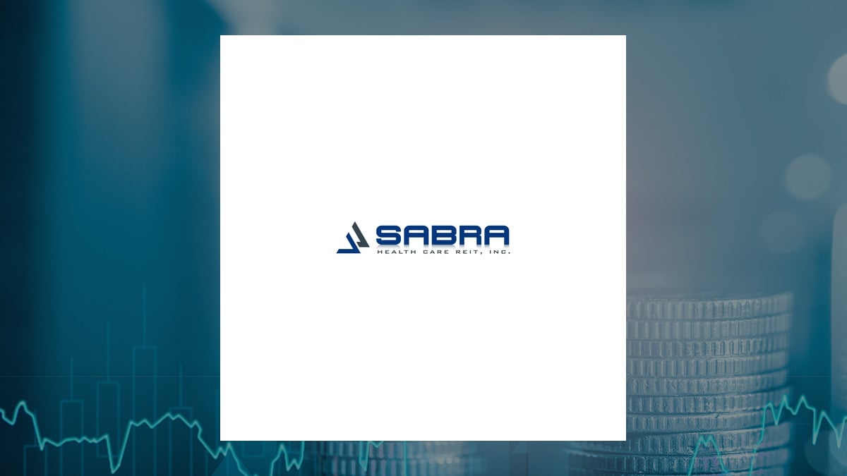 Sabra Health Care REIT logo with Finance background