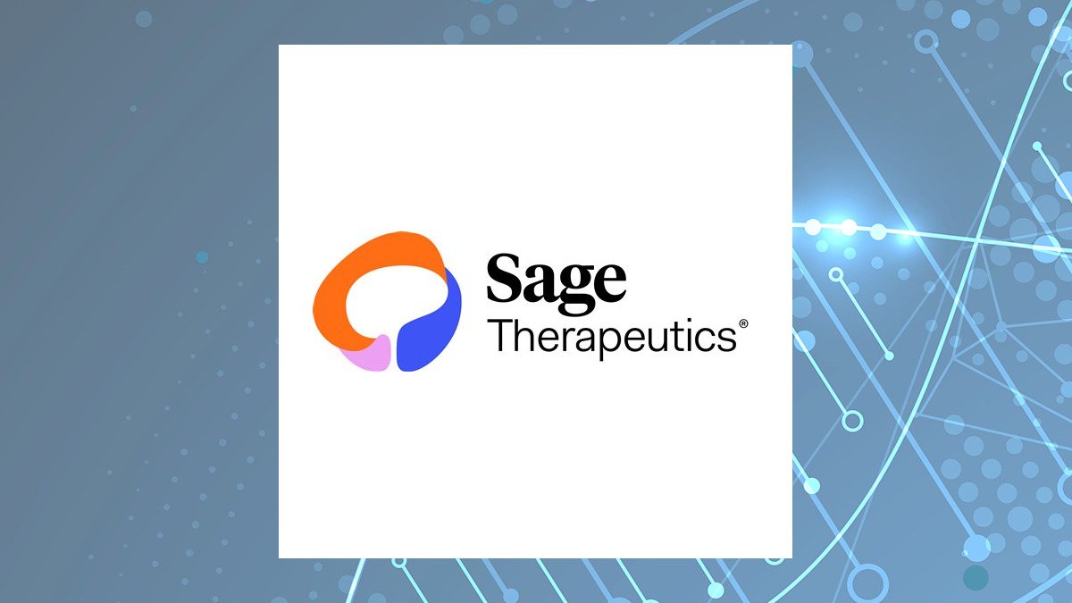 Sage Therapeutics logo with Medical background
