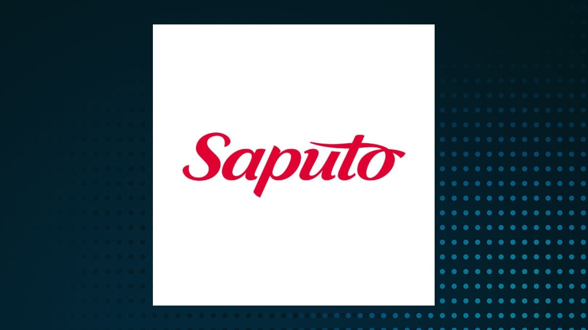 Saputo logo with Consumer Defensive background