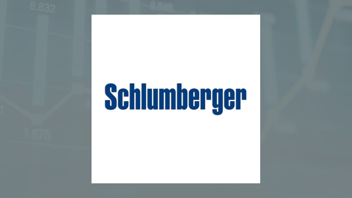 Schlumberger logo with Oils/Energy background