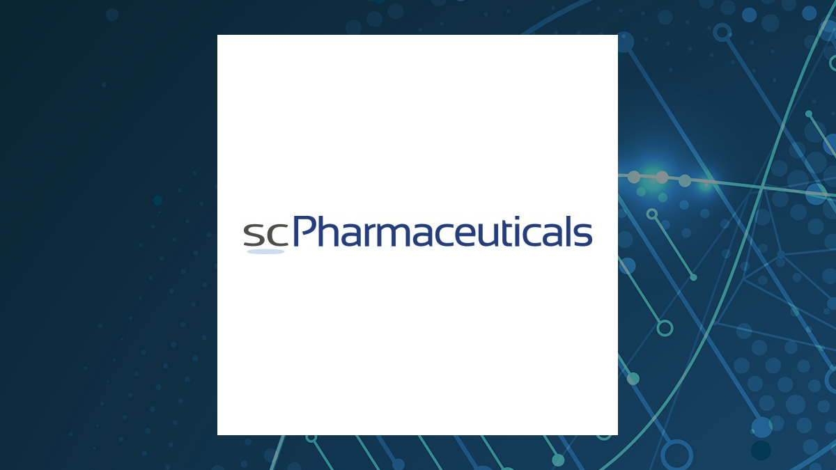 scPharmaceuticals logo with Medical background