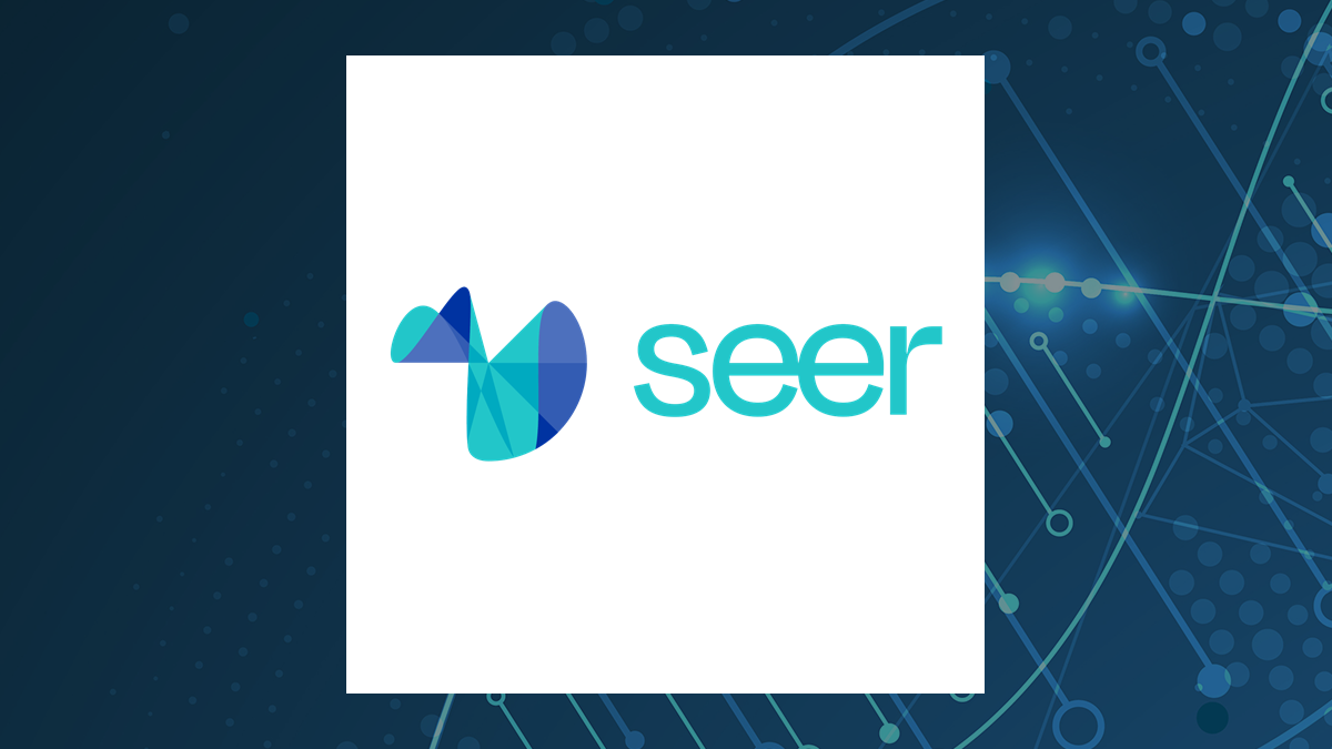 Seer logo with Medical background