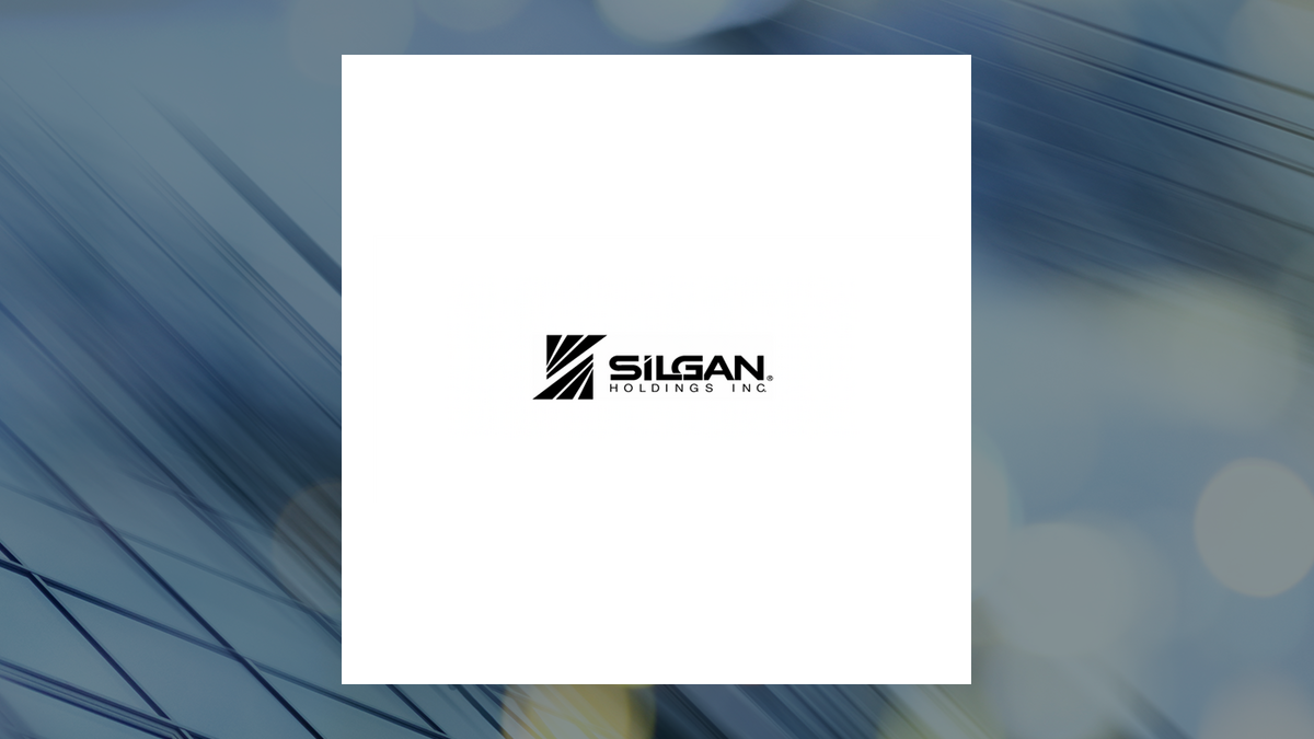 Silgan logo with Industrial Products background
