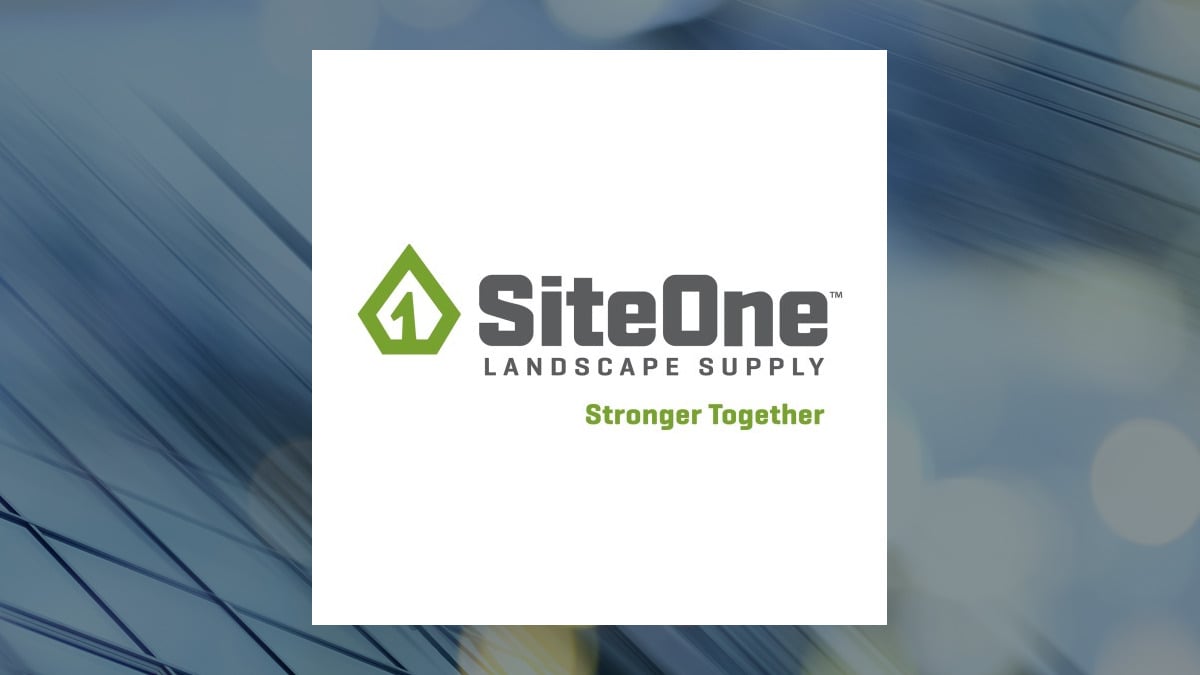 SiteOne Landscape Supply logo with Industrial Products background
