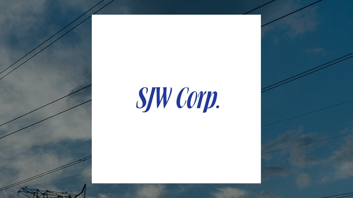 SJW Group logo with Utilities background