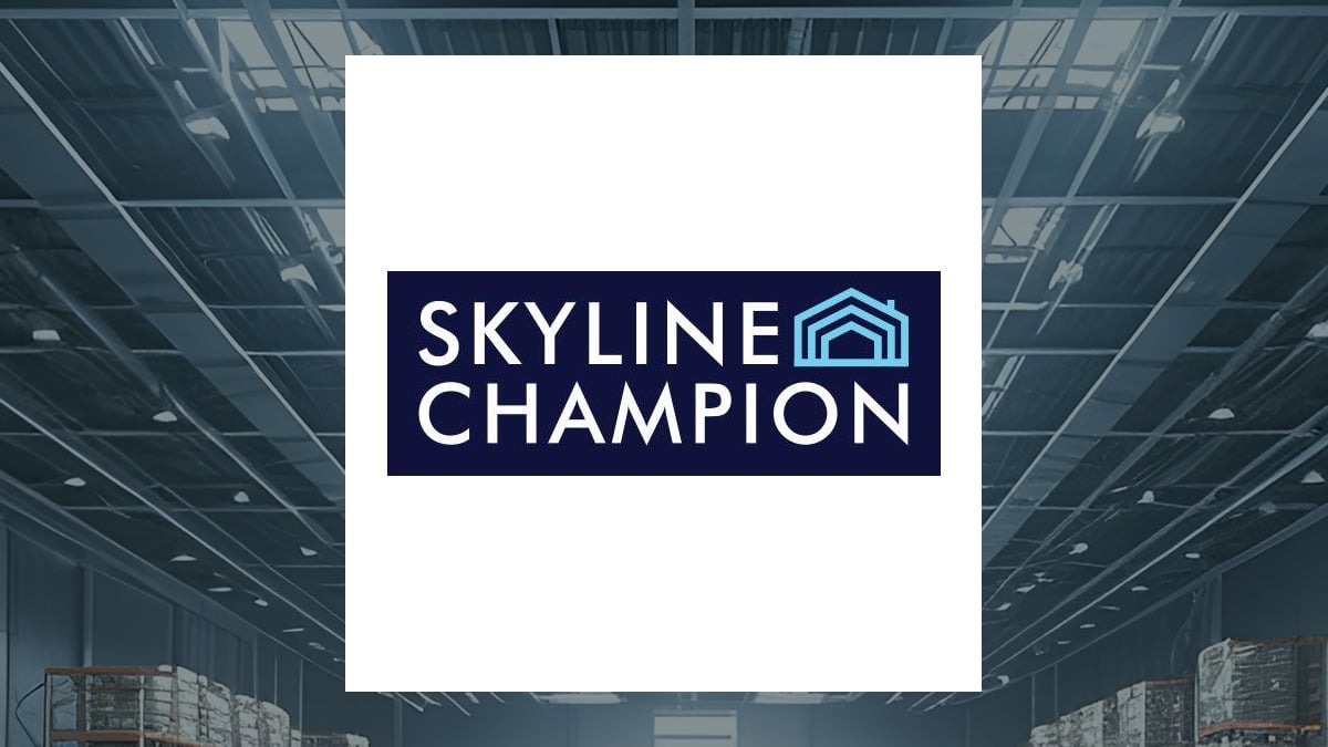 Skyline Champion logo with Construction background