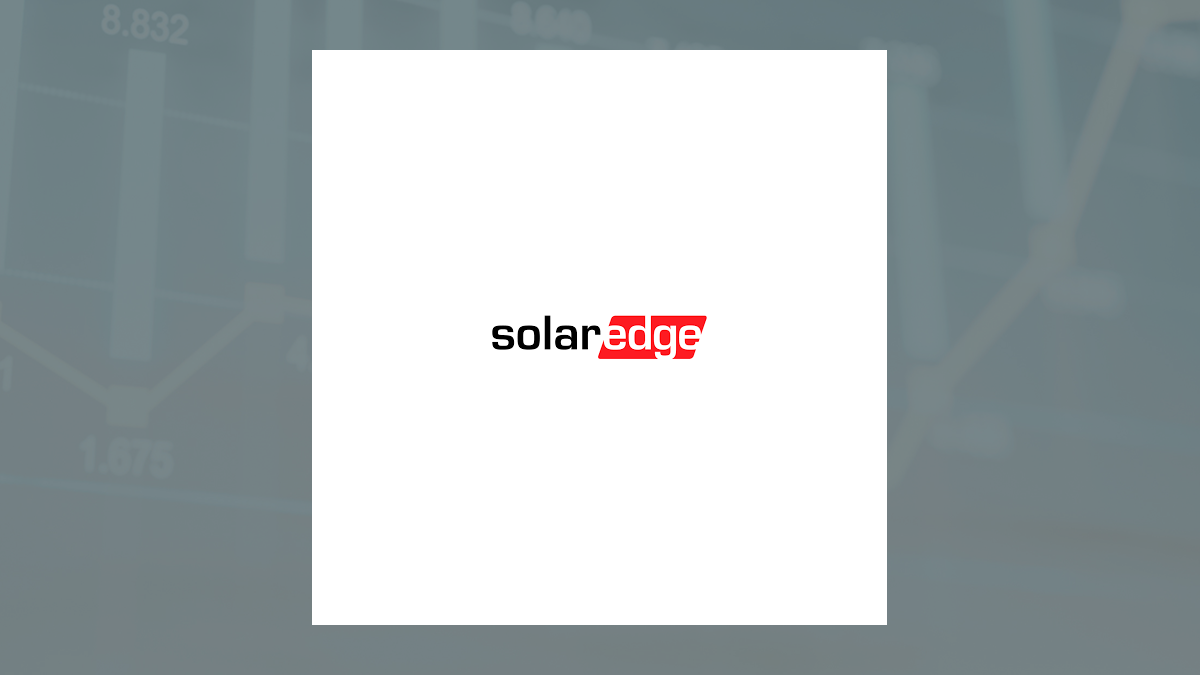 SolarEdge Technologies logo with Oils/Energy background
