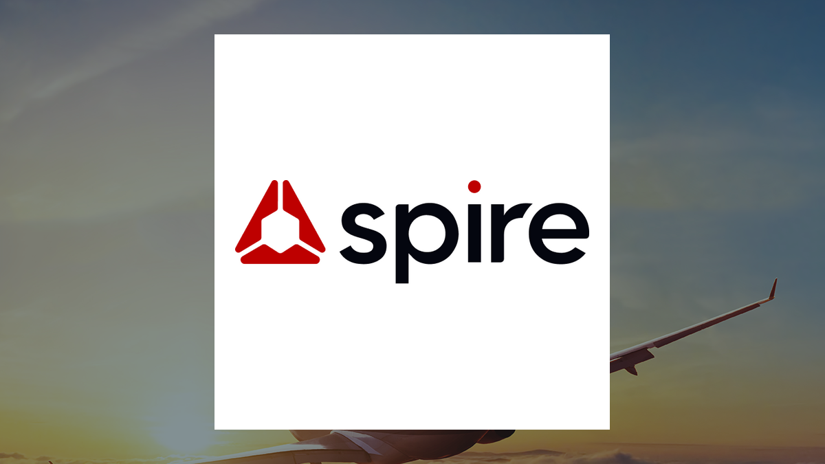 Spire Global logo with Aerospace background