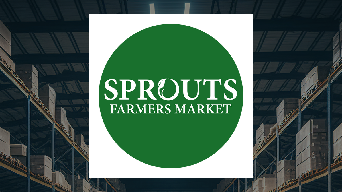 Sprouts Farmers Market logo with Retail/Wholesale background