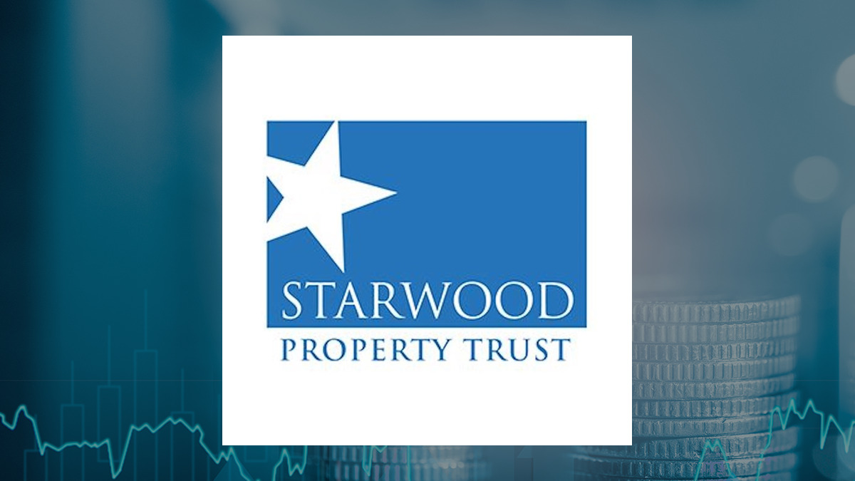 Starwood Property Trust logo with Finance background