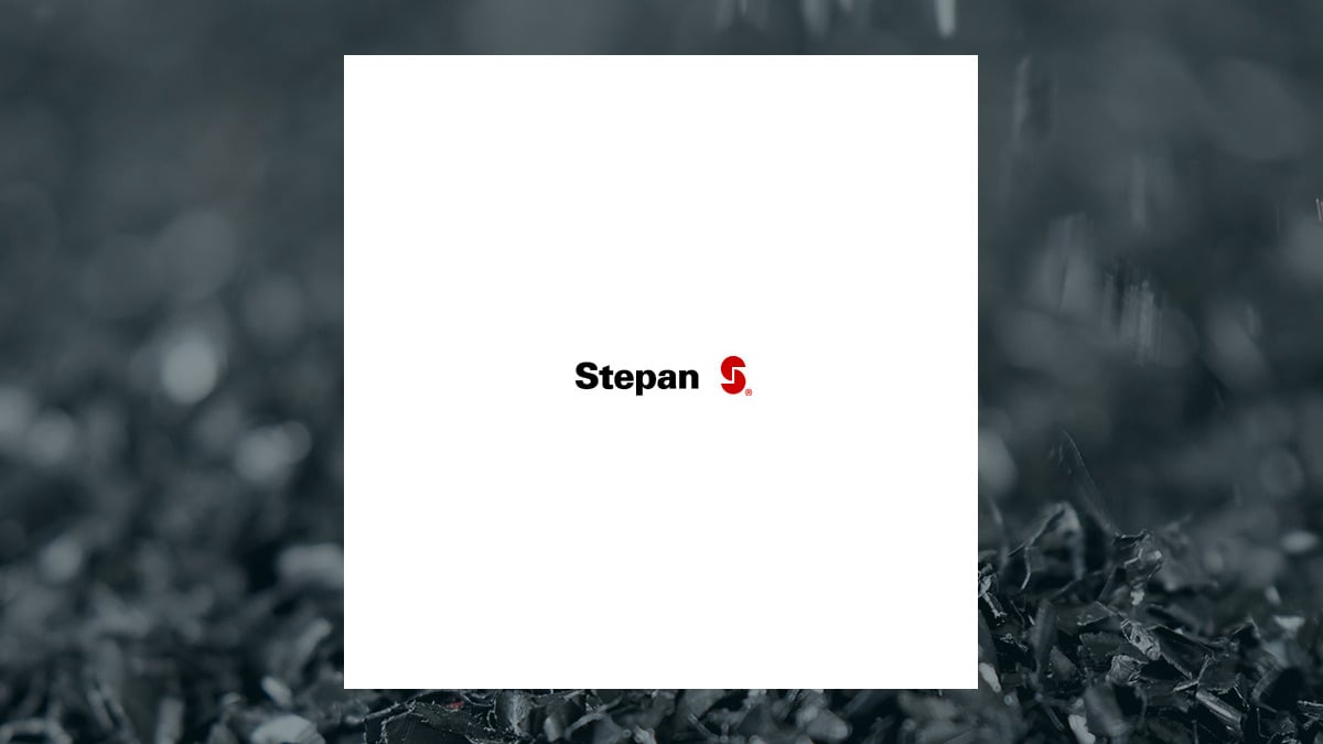 Stepan logo with Basic Materials background