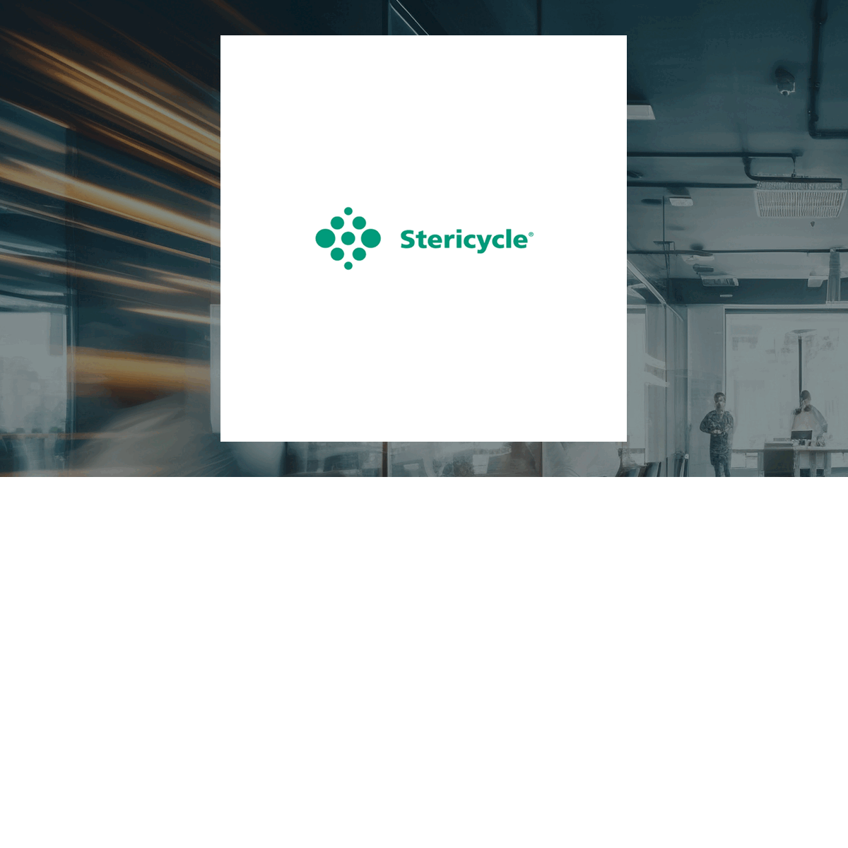 Stericycle logo with Business Services background