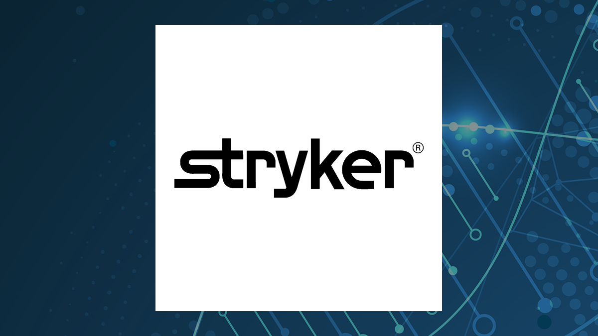 Stryker logo with Medical background