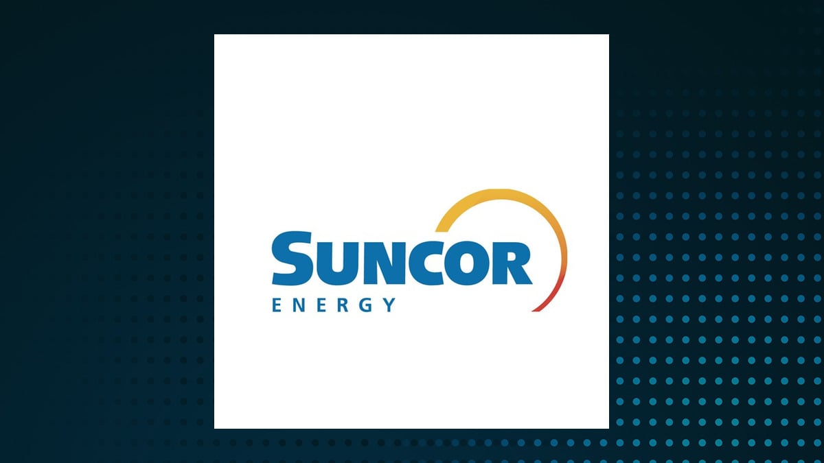 Suncor Energy logo with Oils/Energy background
