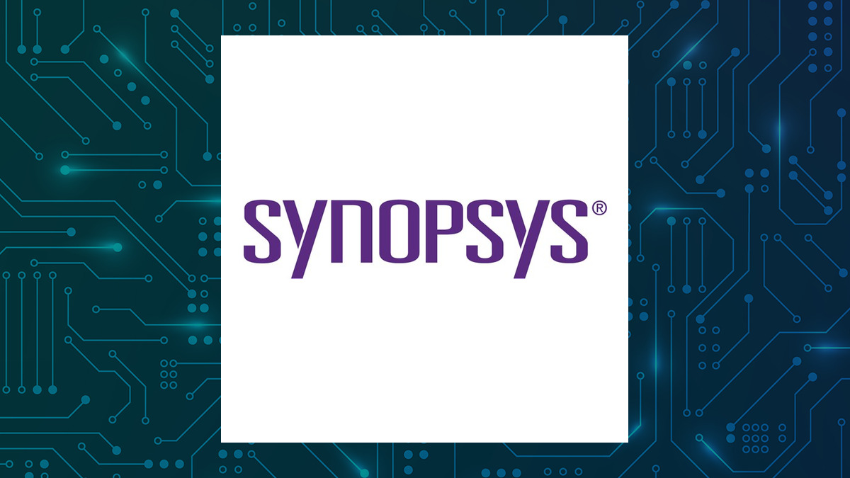Synopsys logo with Computer and Technology background