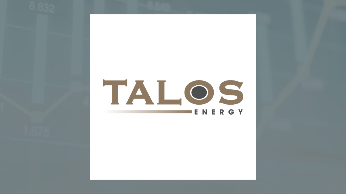 Talos Energy logo with Oils/Energy background