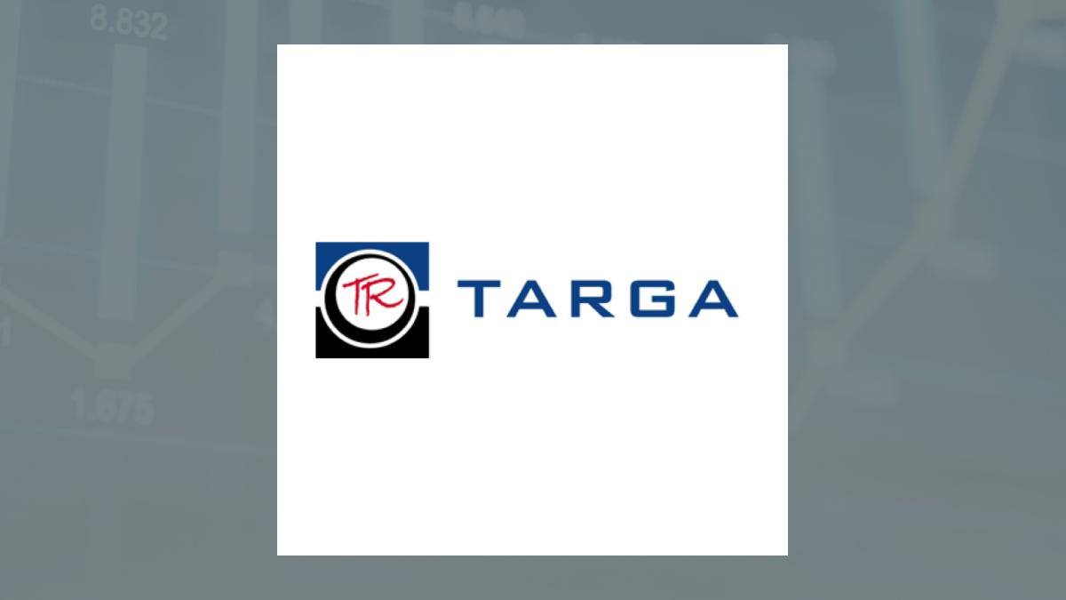 Targa Resources logo with Oils/Energy background