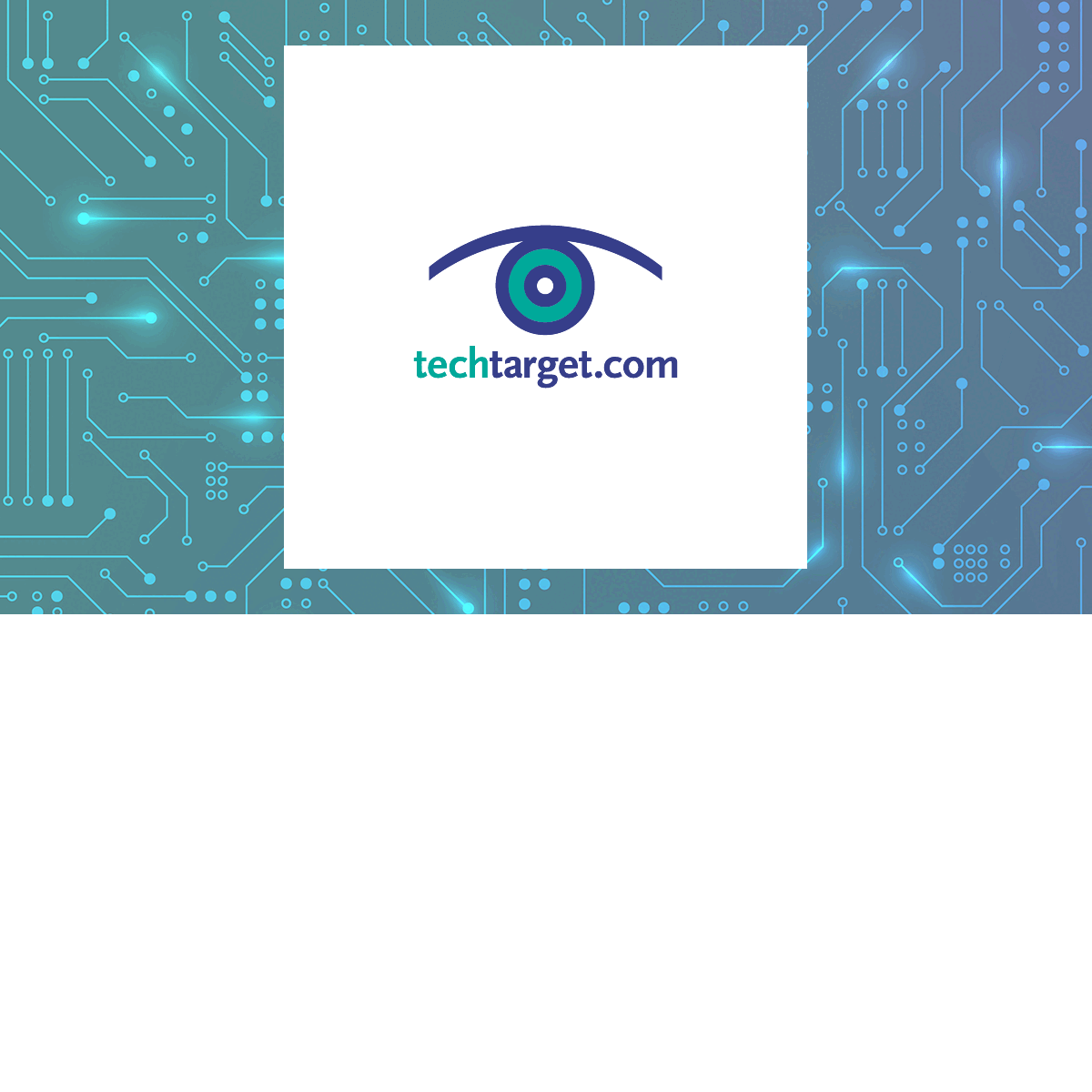 TechTarget logo with Computer and Technology background
