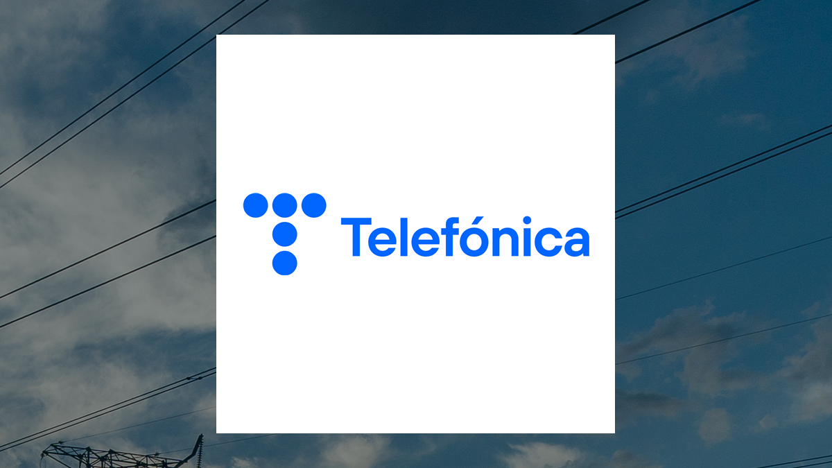 Telefónica logo with Utilities background