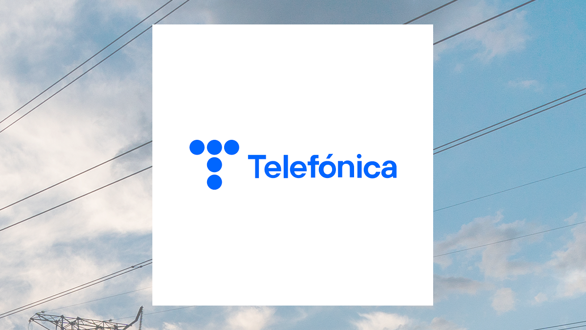 Telefônica Brasil logo with Utilities background