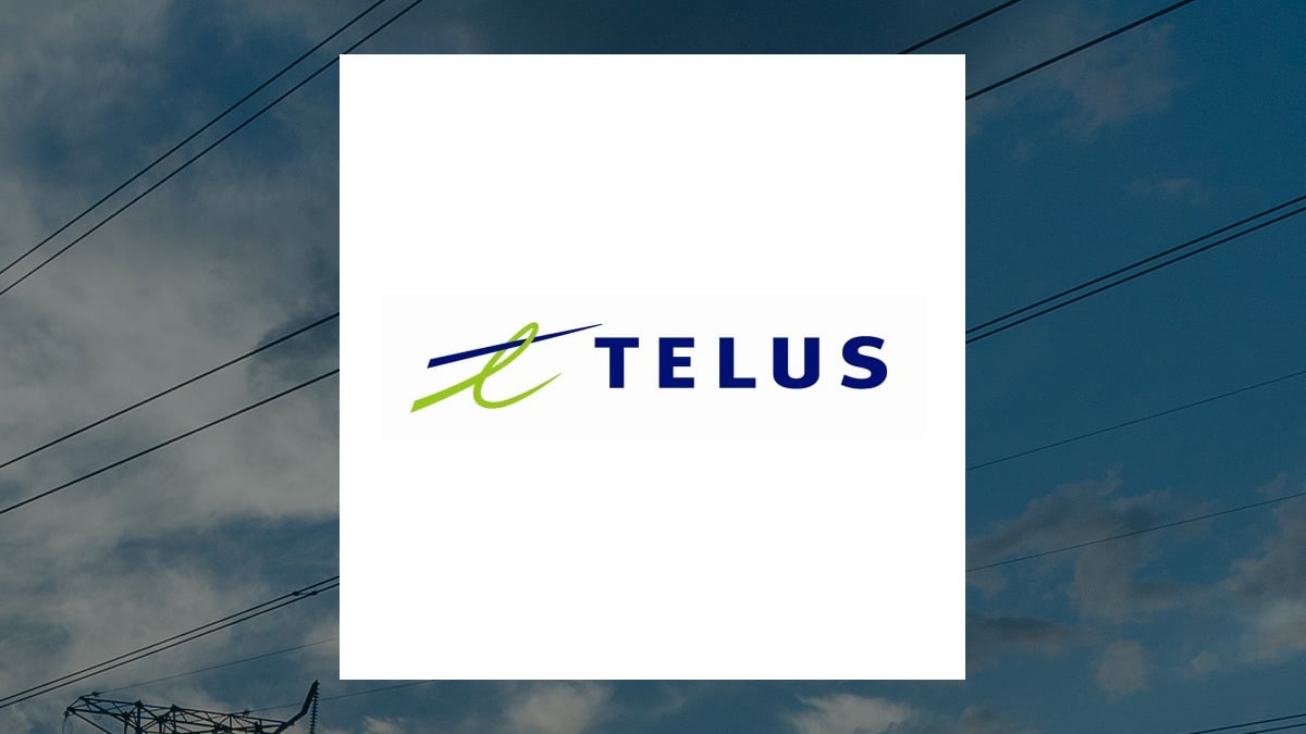 TELUS logo with Utilities background