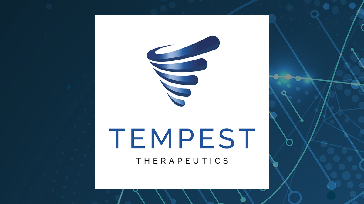 Tempest Therapeutics logo with Medical background
