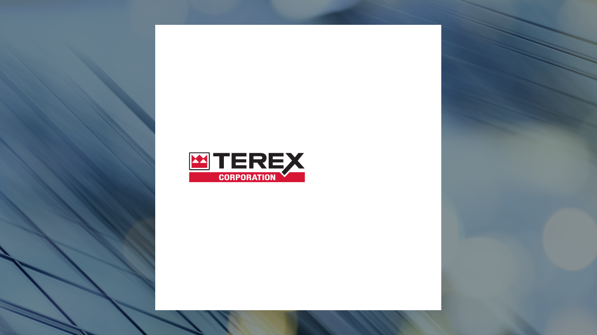 Terex logo with Industrial Products background