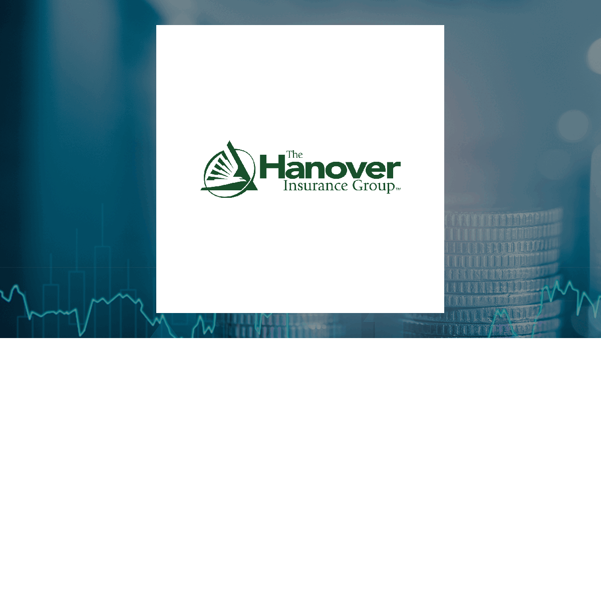 The Hanover Insurance Group logo with Finance background