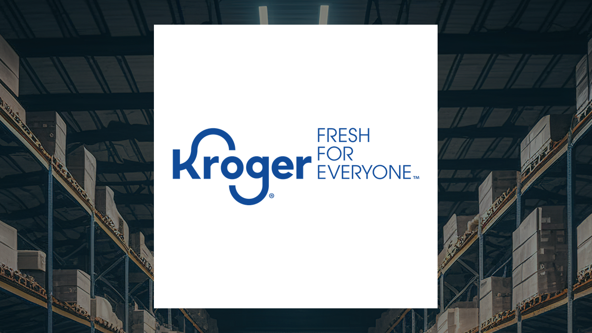 Kroger logo with Retail/Wholesale background