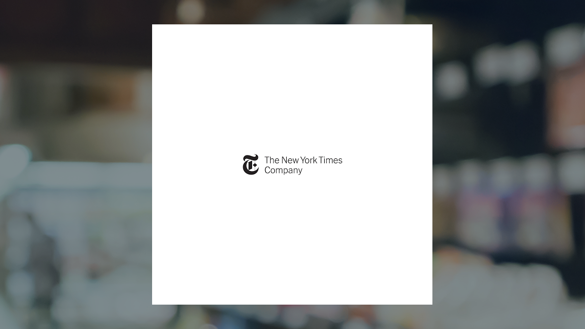 New York Times logo with Consumer Staples background