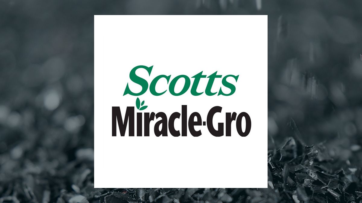 Scotts Miracle-Gro logo with Basic Materials background