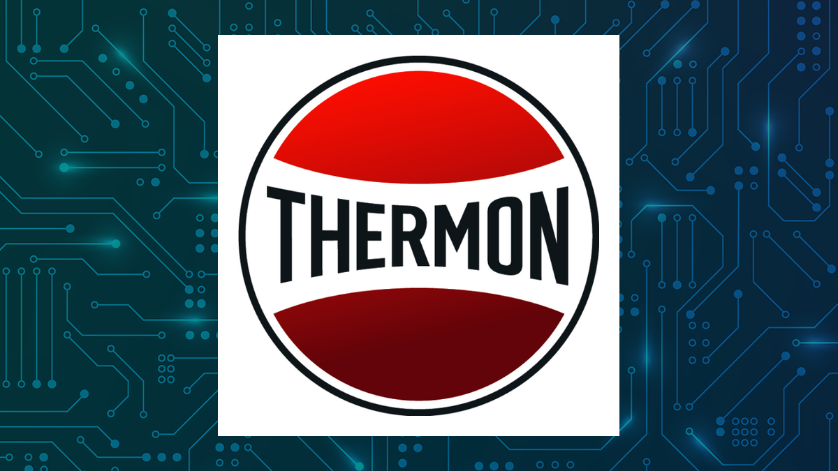 Thermon Group logo with Computer and Technology background