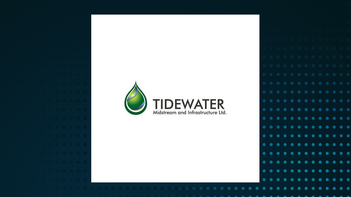 Tidewater Midstream and Infrastructure logo with Energy background