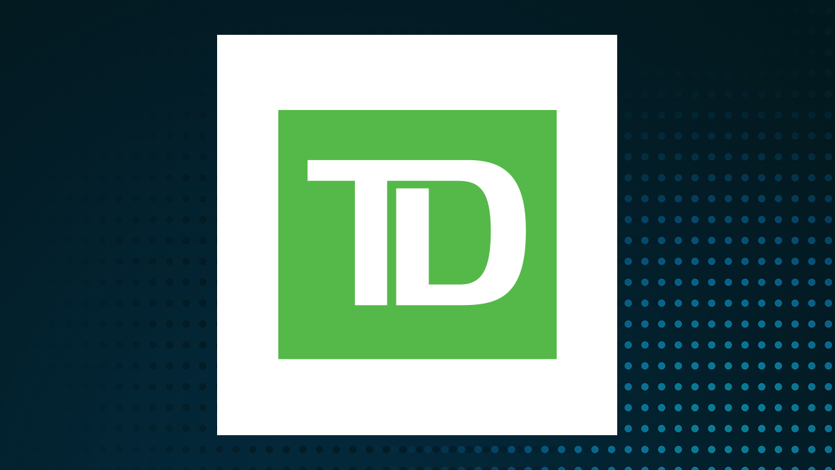 Toronto-Dominion Bank logo with Financial Services background