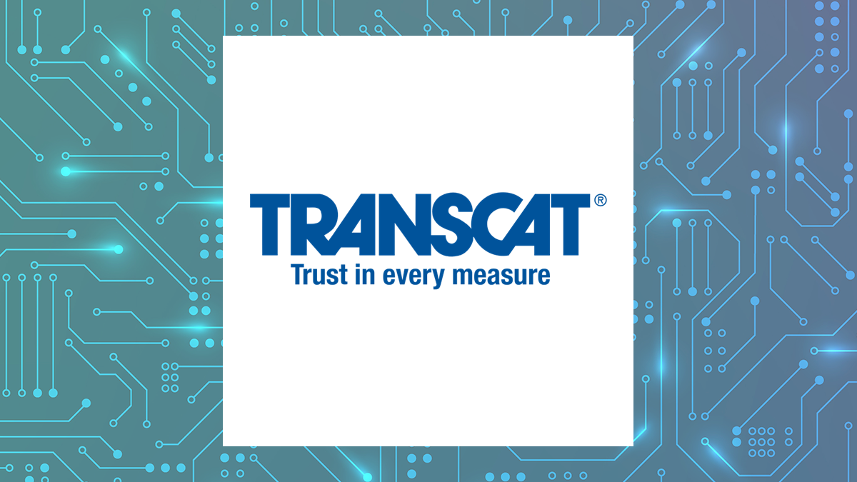 Transcat logo with Computer and Technology background