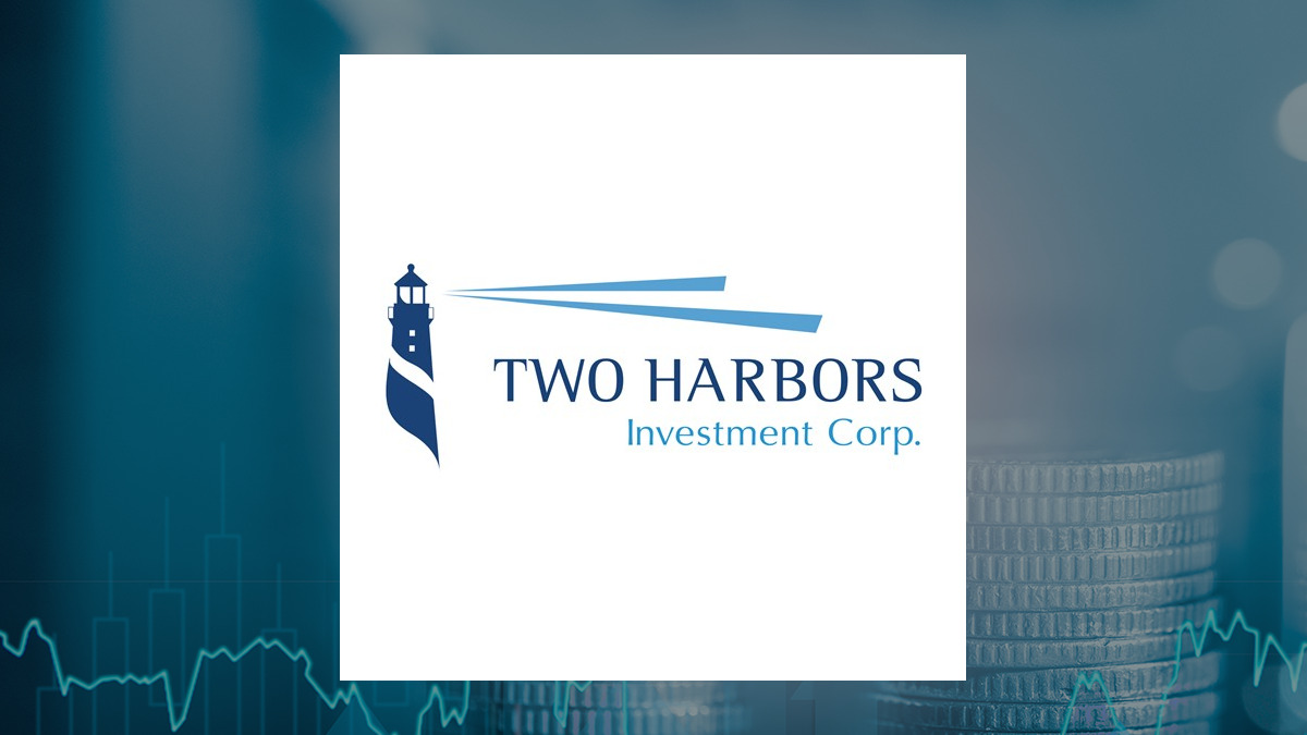 Two Harbors Investment logo with Finance background